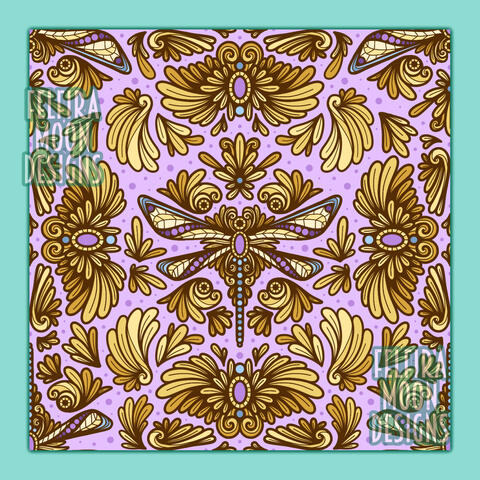 Repeating print/fabric design