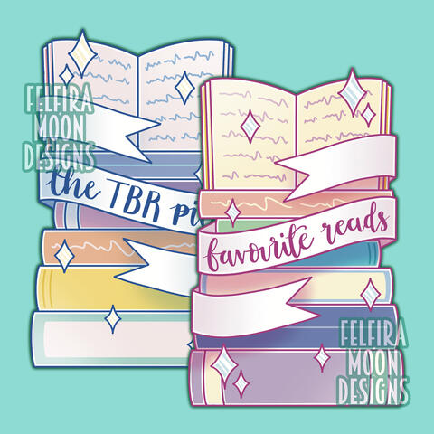 Bookshelf marker/standee designs