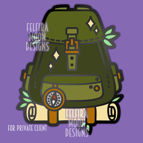 Enamel pin design for private client