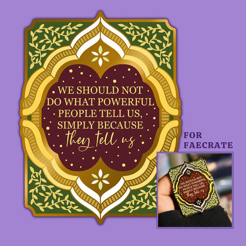 Enamel pin commission for FaeCrate