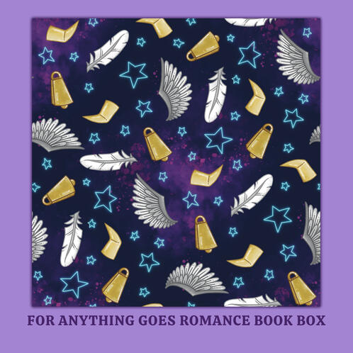 Repeating pattern design for socks, commissioned by Anything Goes Romance Book Box Repeating pattern design for socks, commissioned by Anything Goes Romance Book Box